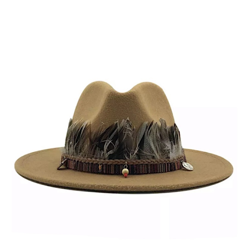 WIDE BRIM PANAMA STYLE HAT
